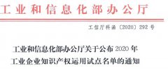 中譽鼎力入選工業(yè)企業(yè)知識產(chǎn)權(quán)運用試點企業(yè)名單！